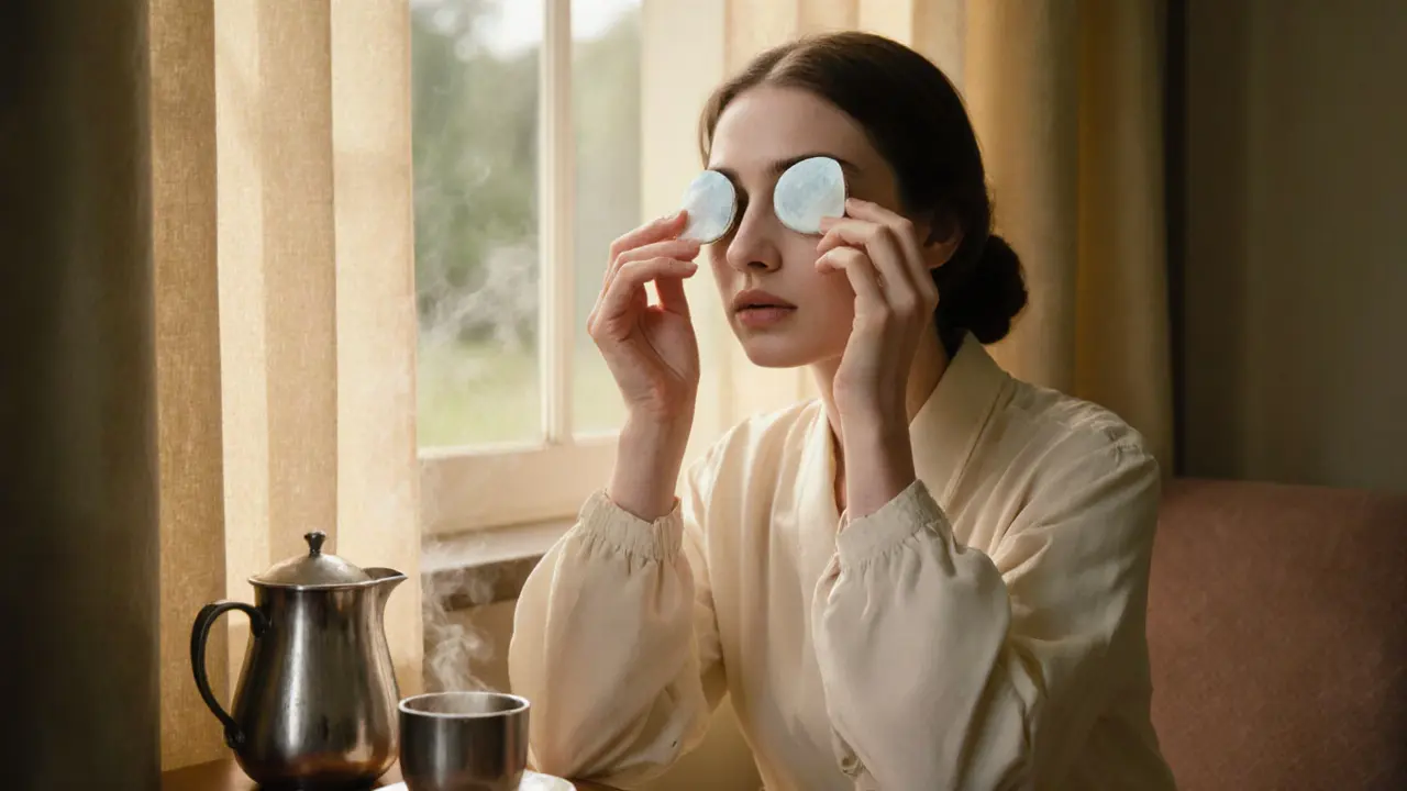 Как снять припухлость век утром: охлаждение и массаж кожи