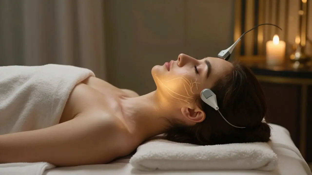 Микротоковая терапия: как лимфодренаж и тонус мышц меняют лицо без операций