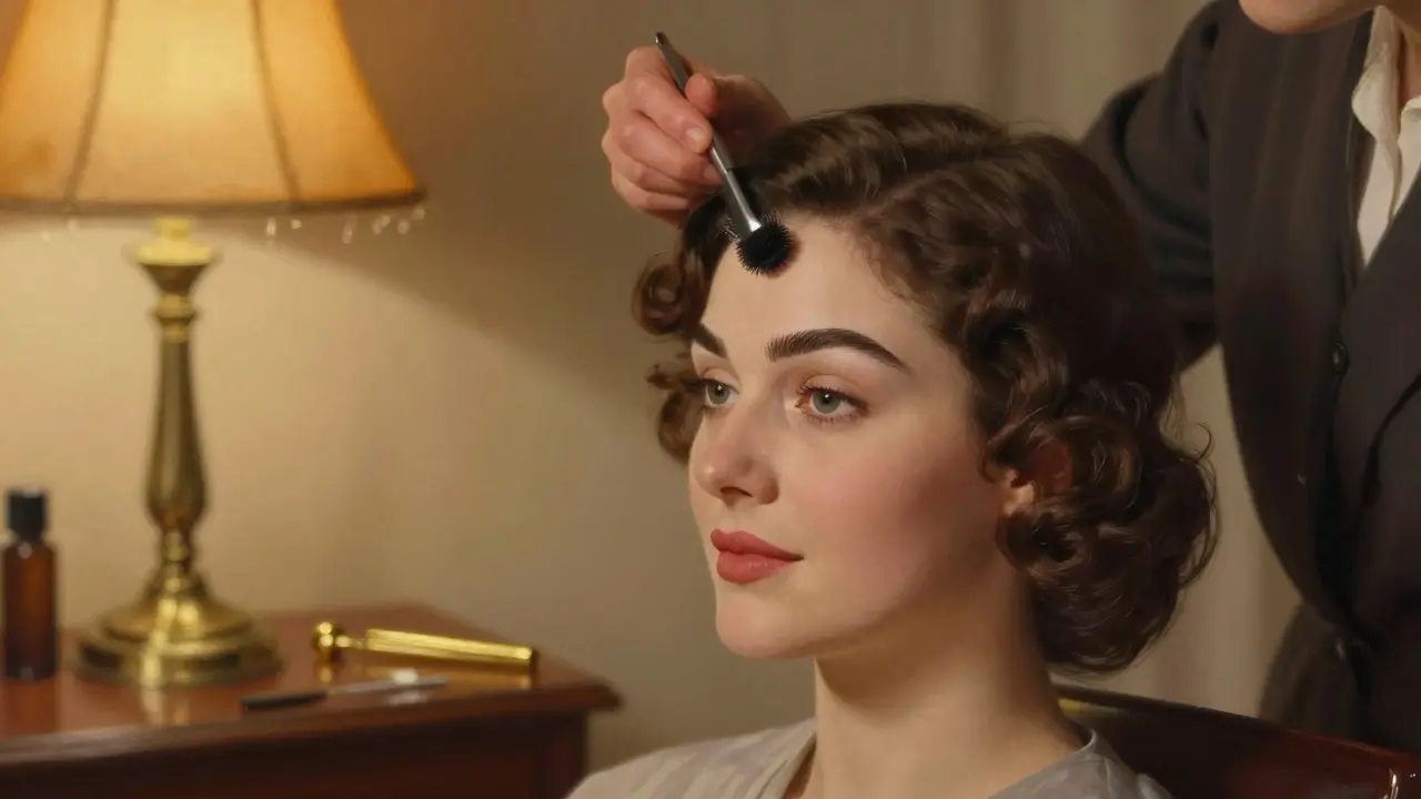 Салонная процедура ламинирования бровей с укладкой волосков щеточкой.