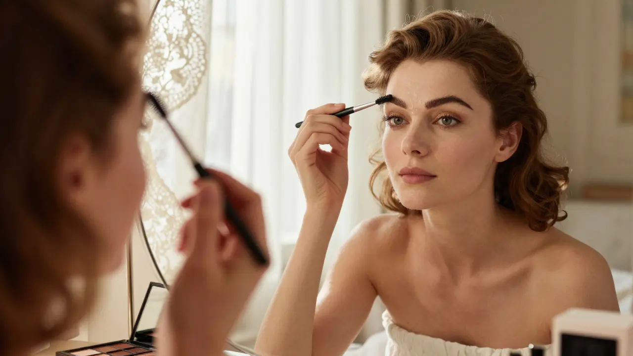 Как укладывать непослушные брови: фиксация без склеивания