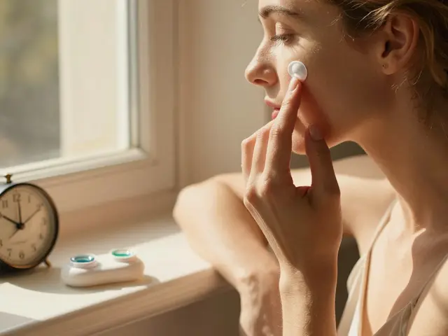 Как сочетать уход за кожей вокруг глаз и контактные линзы без раздражения и морщин