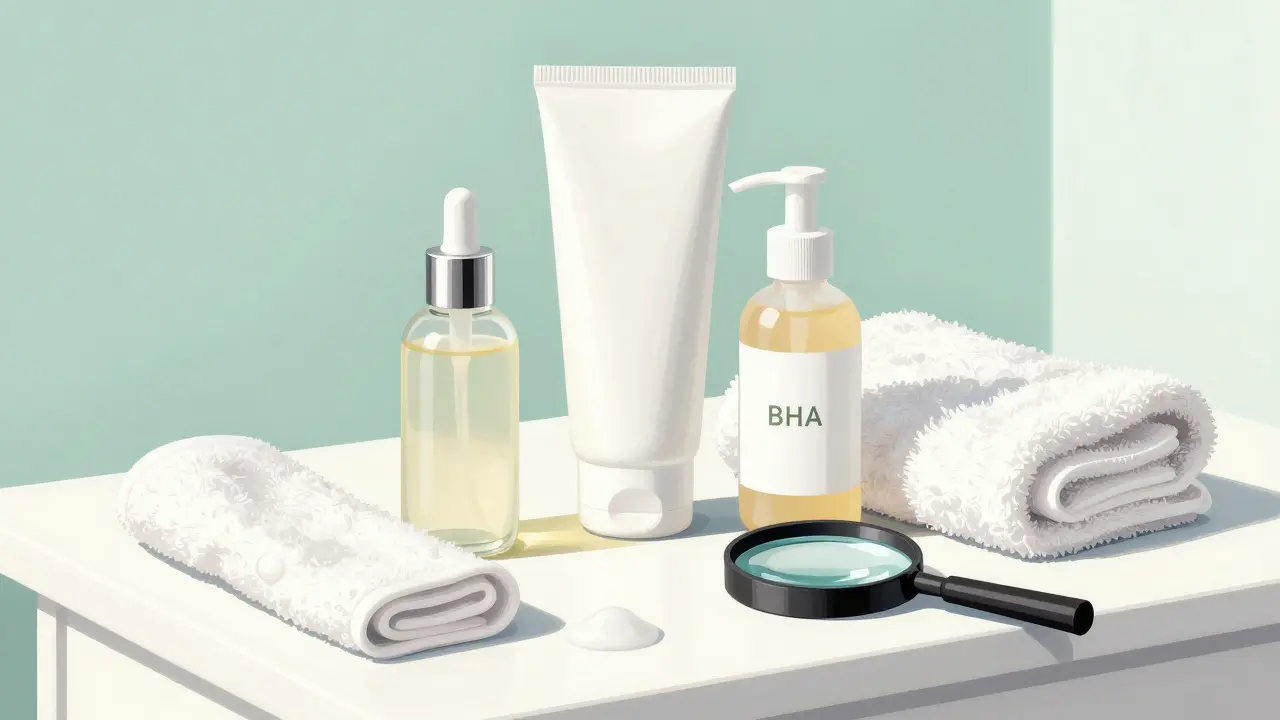 Набор уходовых средств для очищения и увлажнения пористой кожи