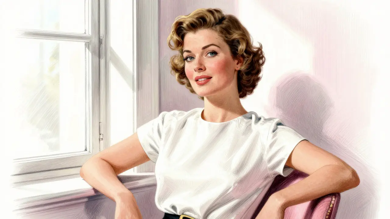 Сияющая женщина с упругой и здоровой кожей после курса мезотерапии