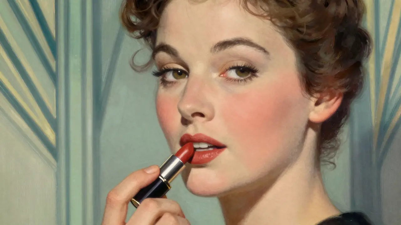 Женщина демонстрирует гладкую кожу губ и натуральный блеск днём